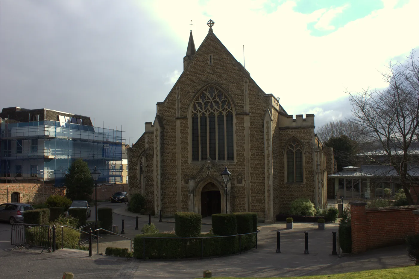 St Peter's Catholic Church on Jewry Street, Winchester, where the branch's carol evening and raffle draw take place on 16 December